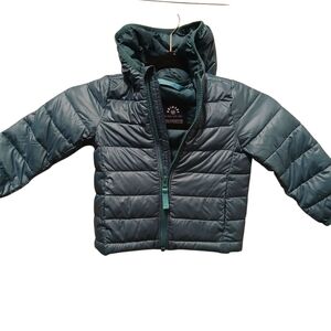 Primary Teal Quilted Jacket